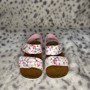 Floral toddler sandals